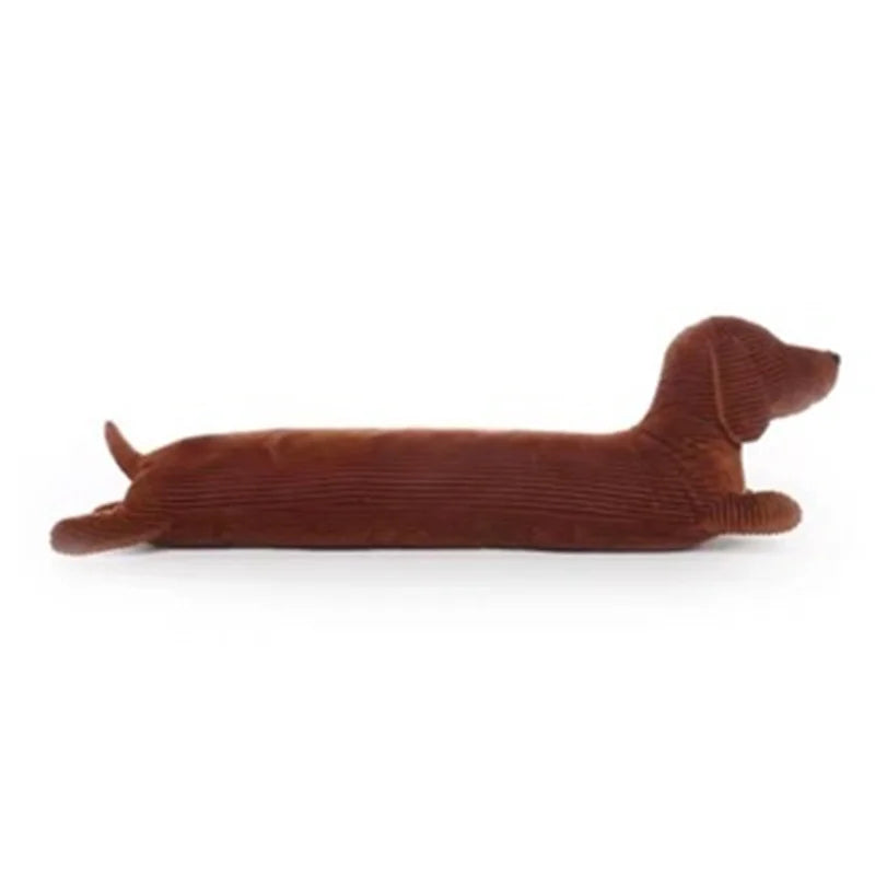 50~110cm Dachshund Dog Shape Plush Pillow Lifelike Stuffed Throw Cushion for Sofa Chair Home Decoration Long Dog Pillow Gift